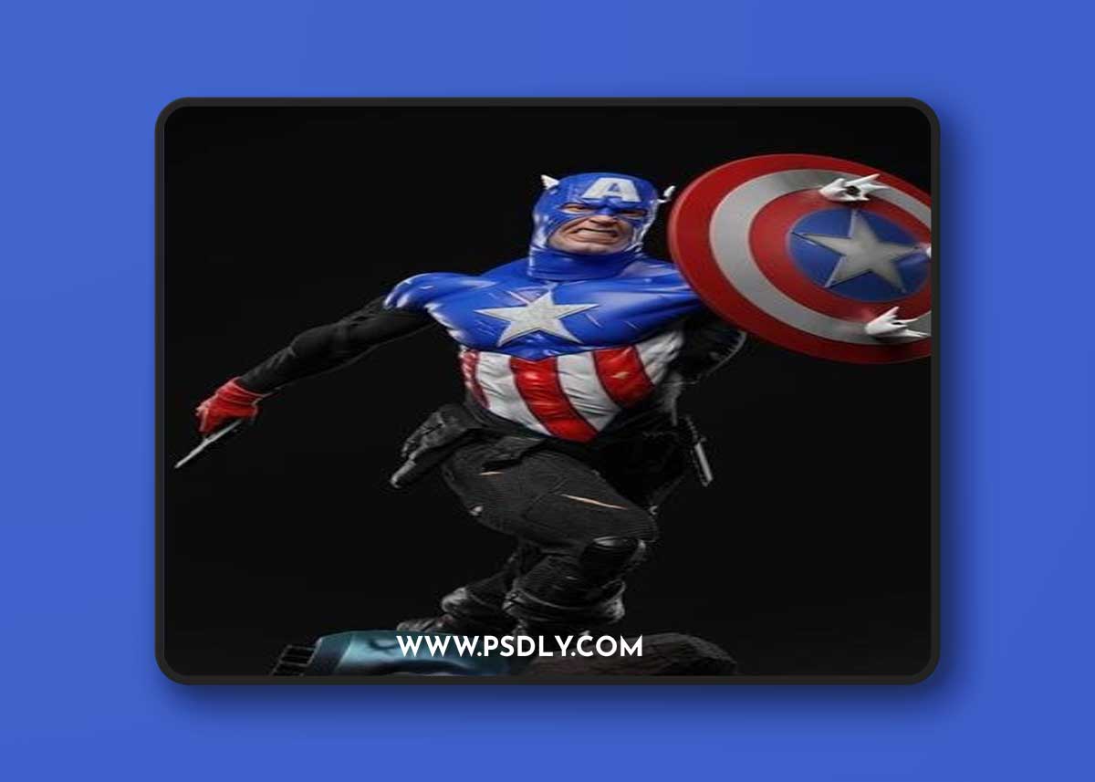 Captain America Bucky Barnes – 3D Print Model