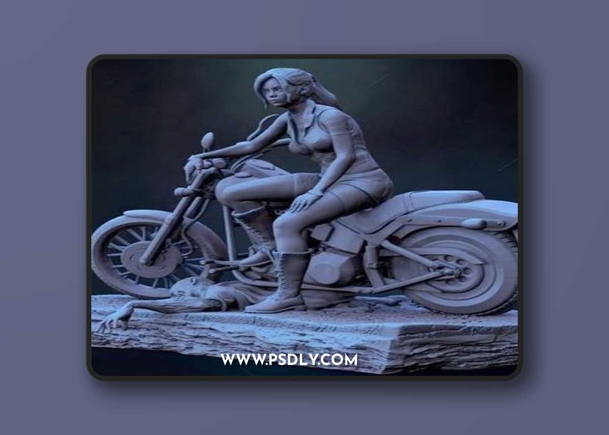 Claire Redfield Motorcycle – 3D Print Model