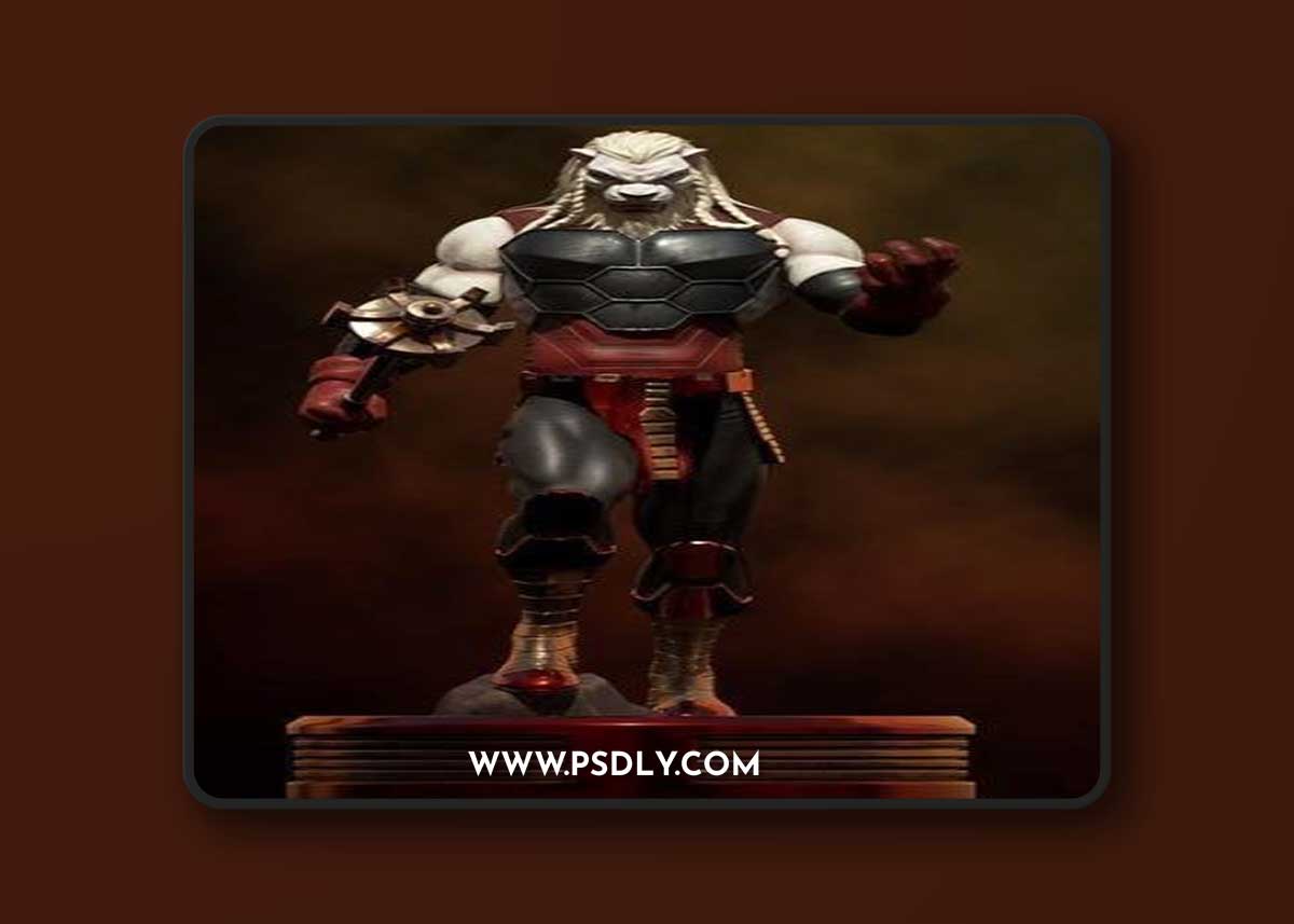 Fanart Battle Beast Statue – 3D Print Model