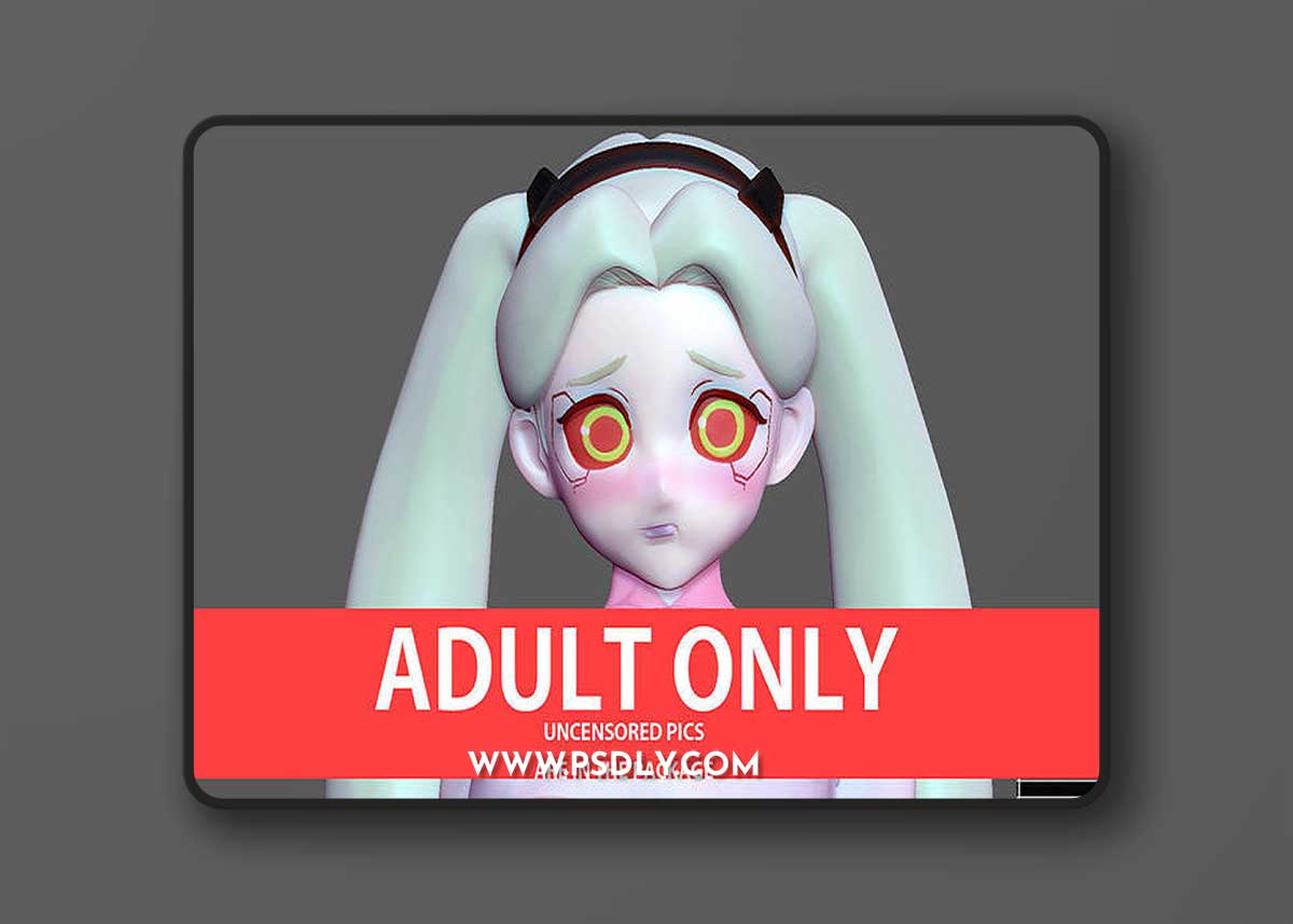 Figuremaster - Rebecca Cyberpunk Edgerunners 2077 Anime Nude Hentai nsfw – 3D Print Model