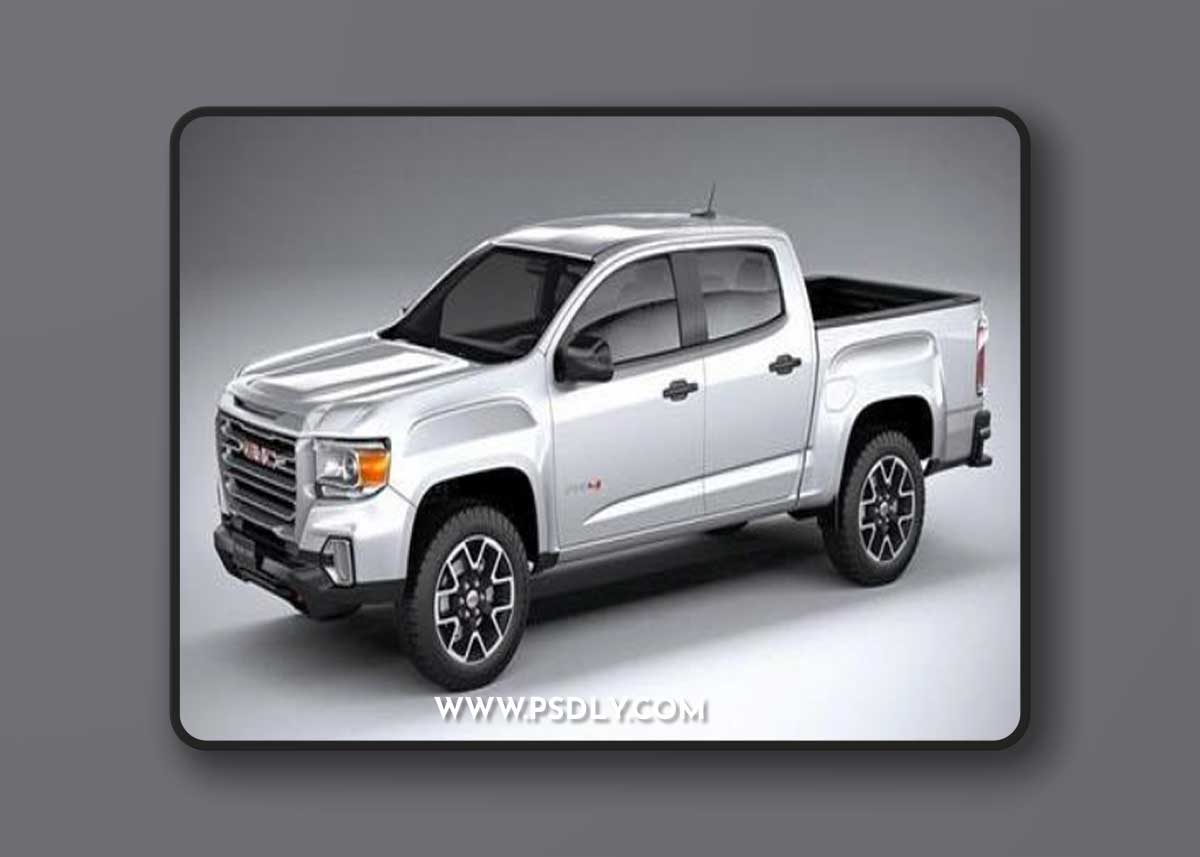 GMC Canyon 2021 Long - 3d model
