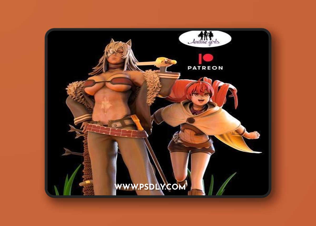 Ghislaine and Eris – 3D Print Model