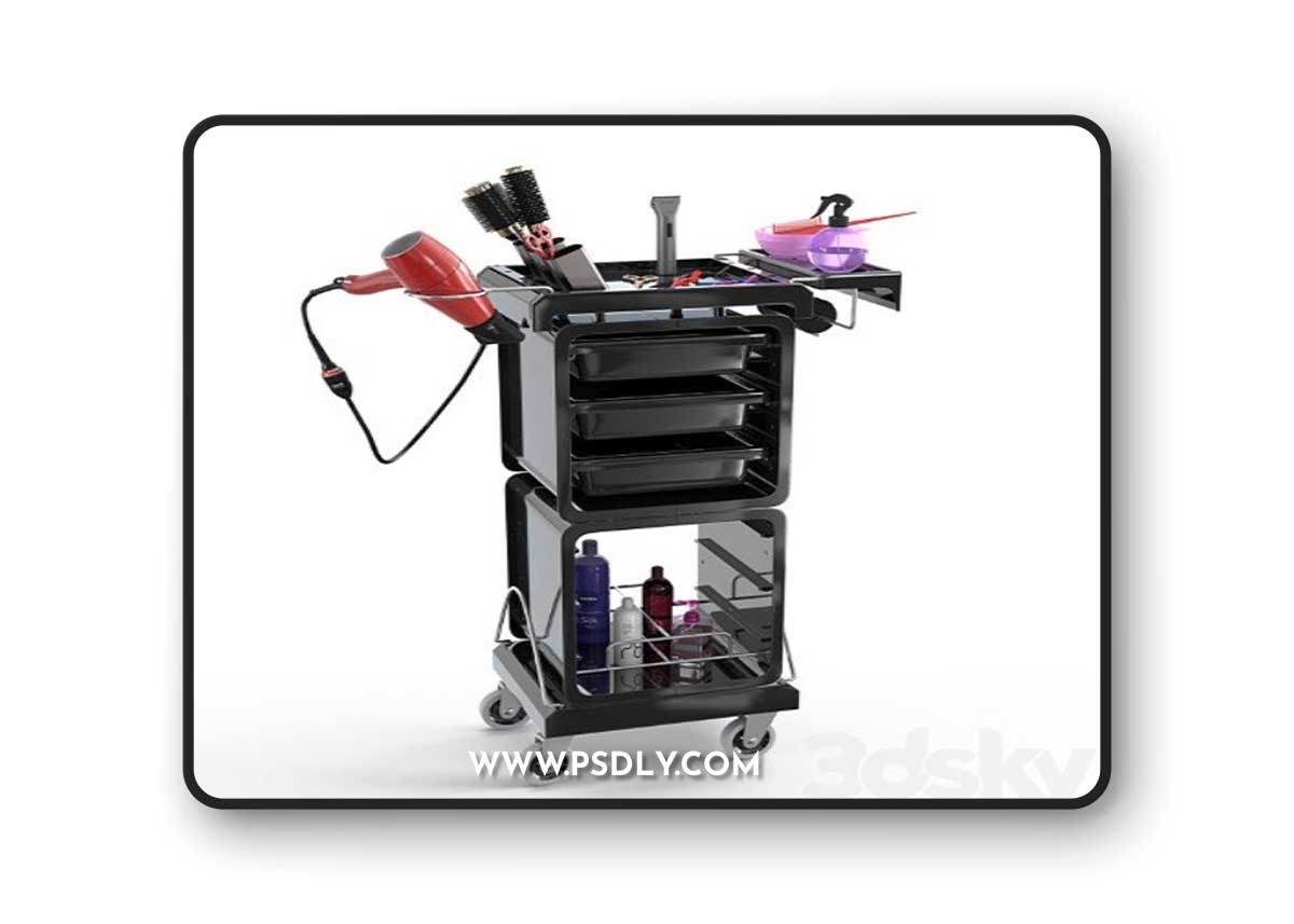 Hairdresser’s set 3D Model