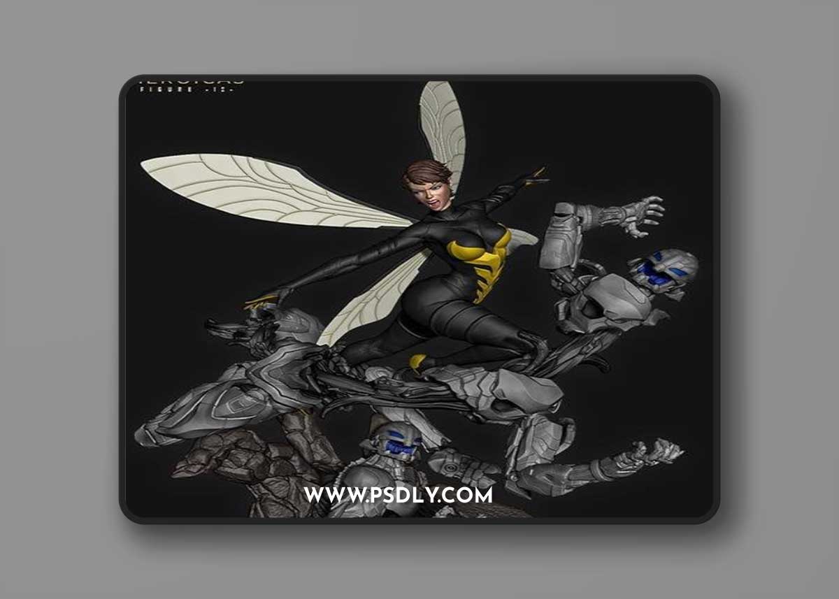Heroicas - Figure 12 - Wasp – 3D Print Model
