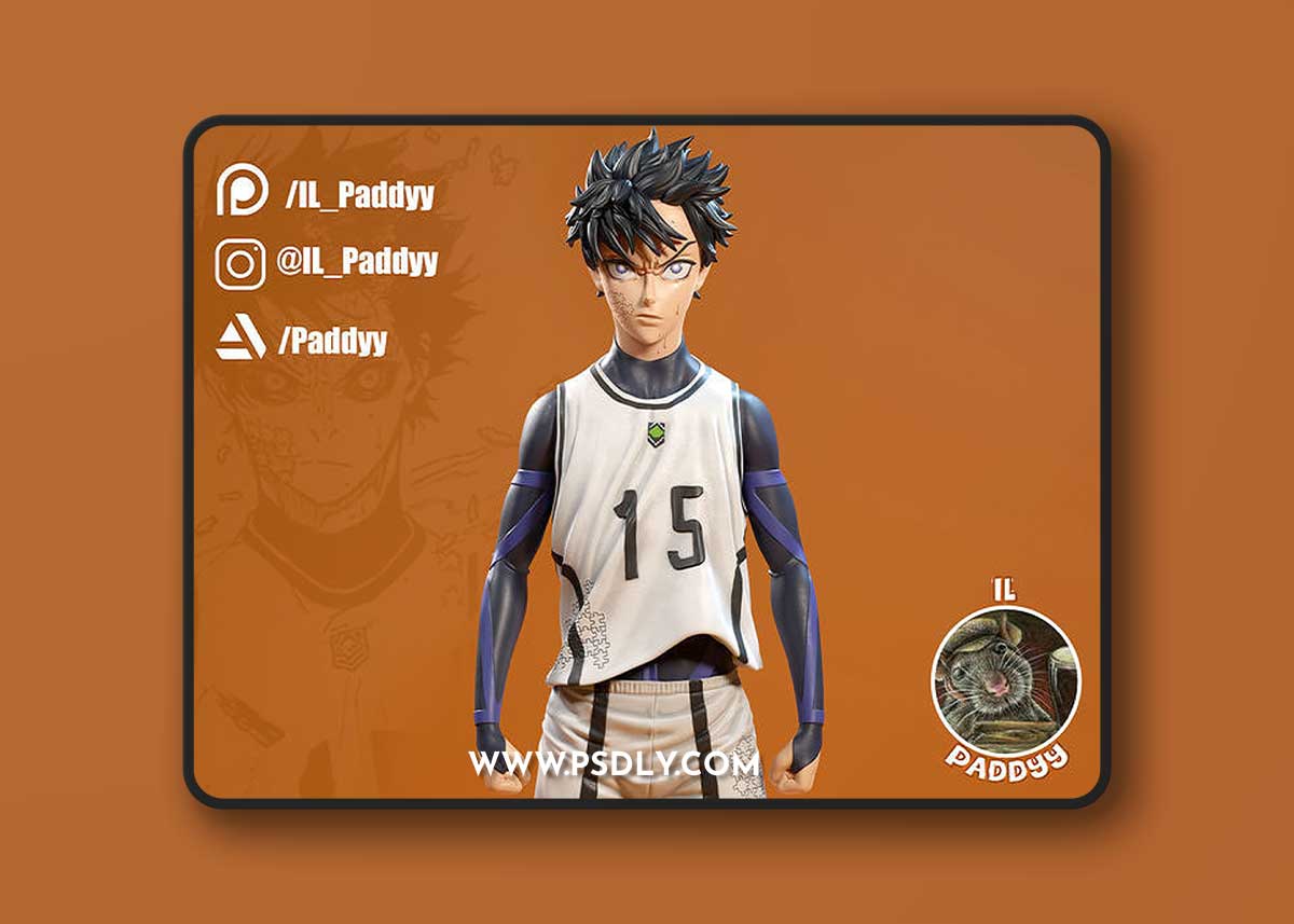 Isagi Yoichi - Blue Lock – 3D Print Model