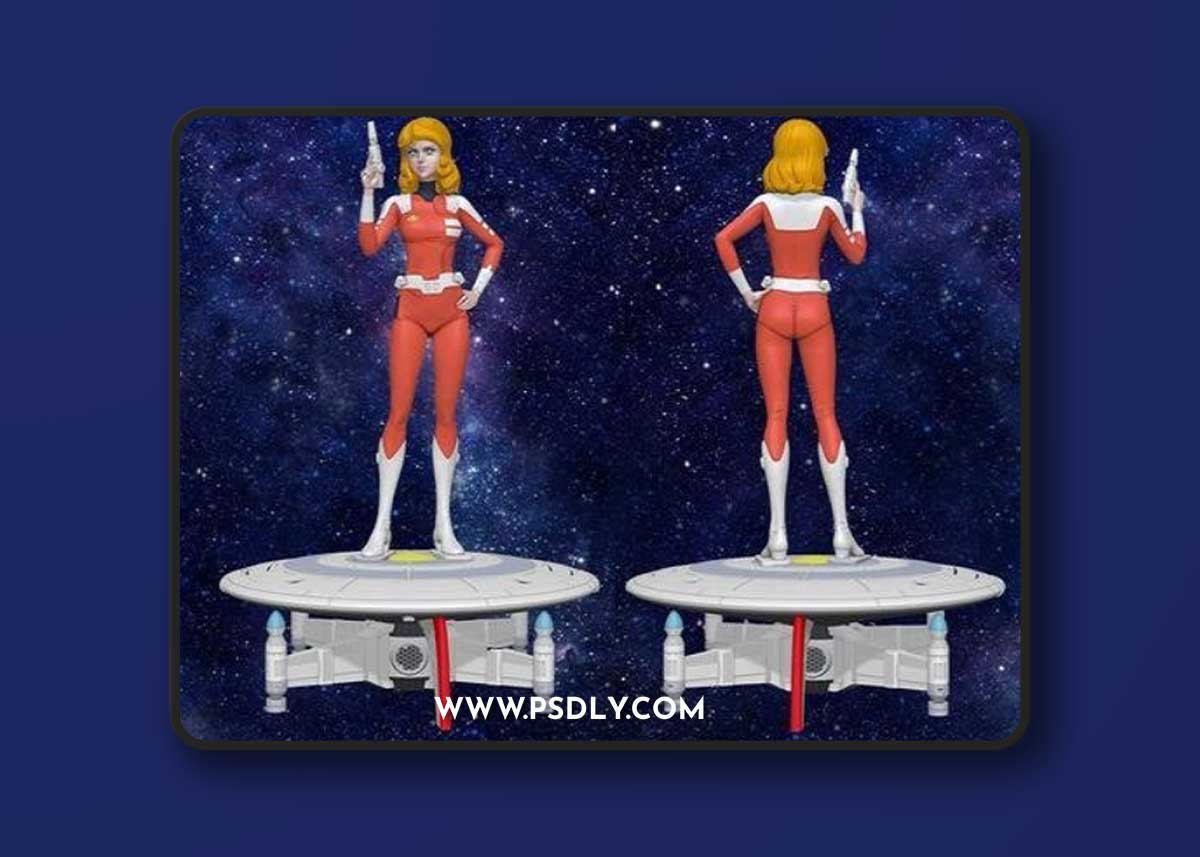 JOAN (Johann) - Captain Future - Capitaine Flam – 3D Print Model