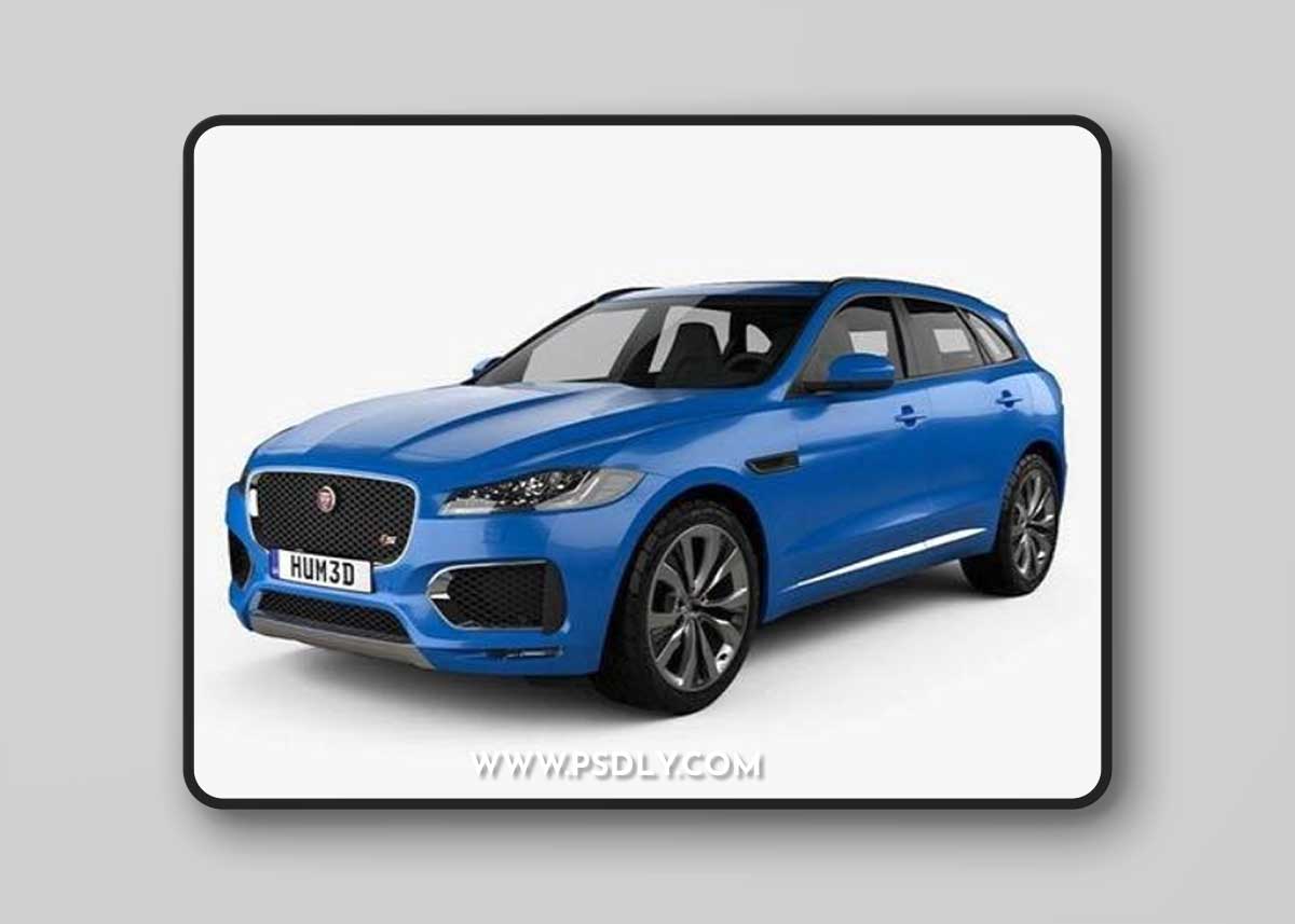 Jaguar F-Pace S 2020 - 3d model