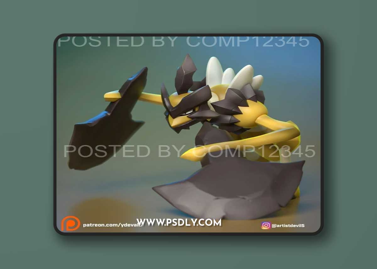 Kleavor and Mega Scizor – 3D Print Model