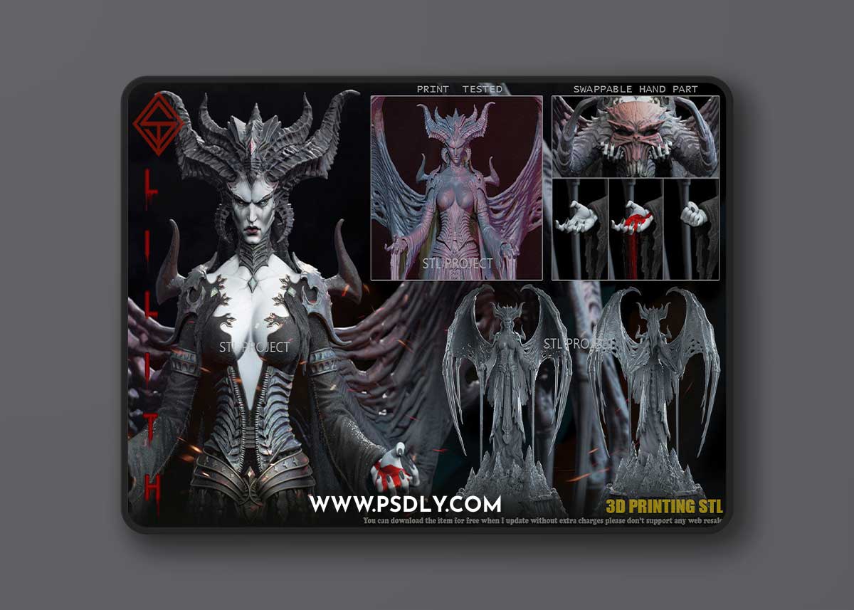 Lilith – 3D Print Model