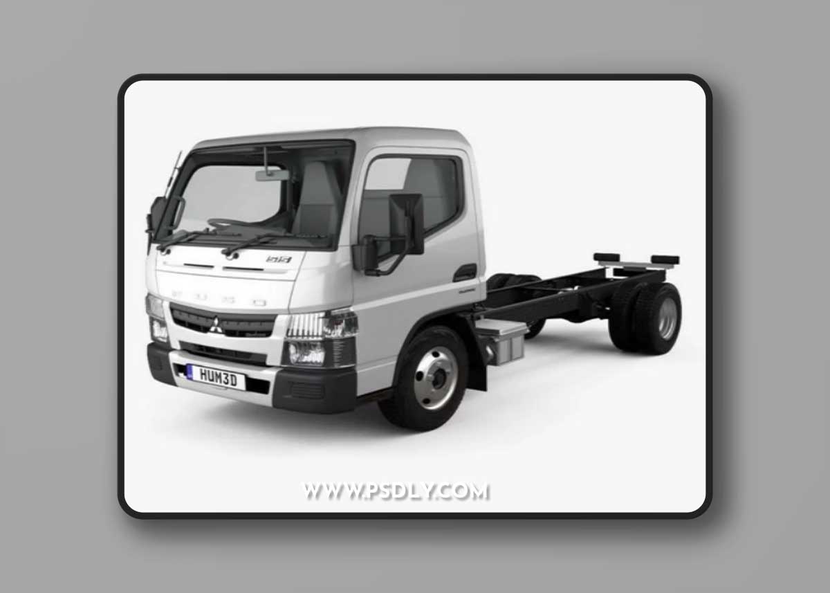 Mitsubishi Fuso Canter Super Low City Cab Chassis Truck with HQ interior 2019