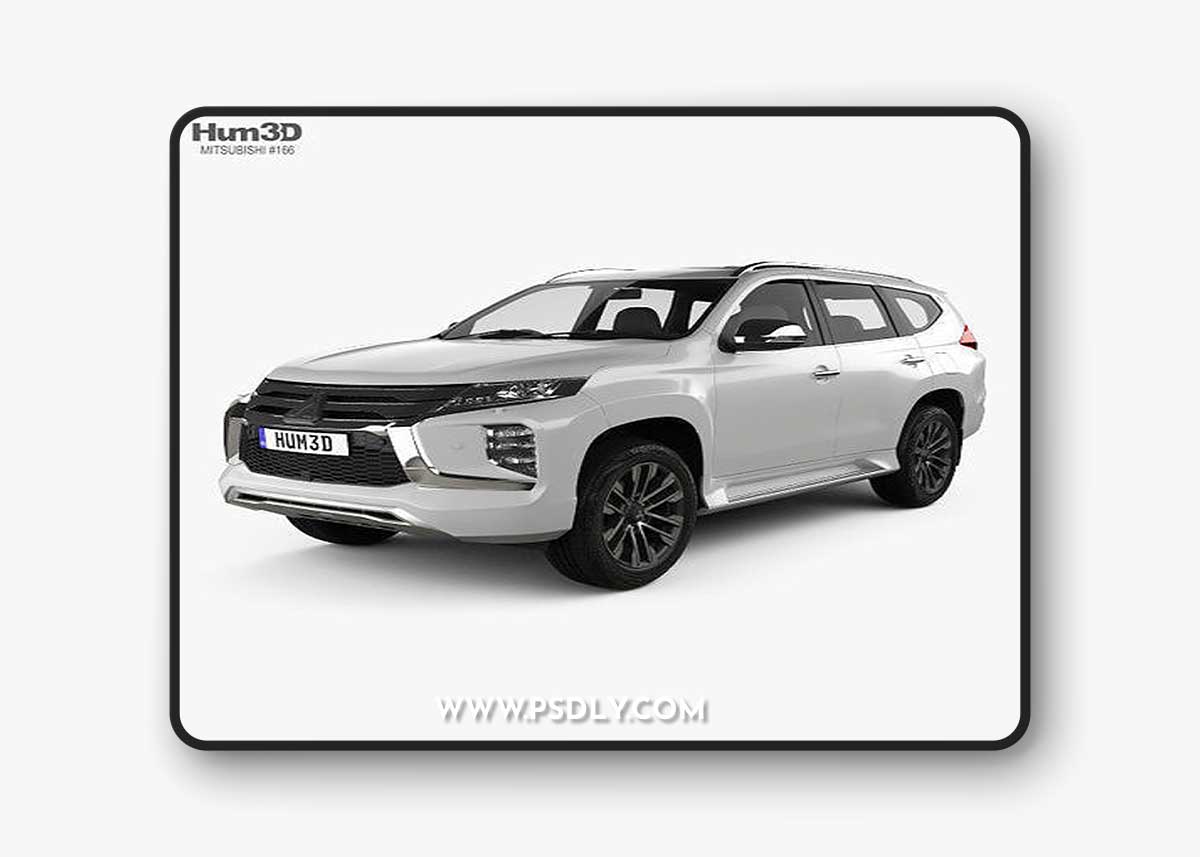 Mitsubishi Pajero Sport 2019 3D Model