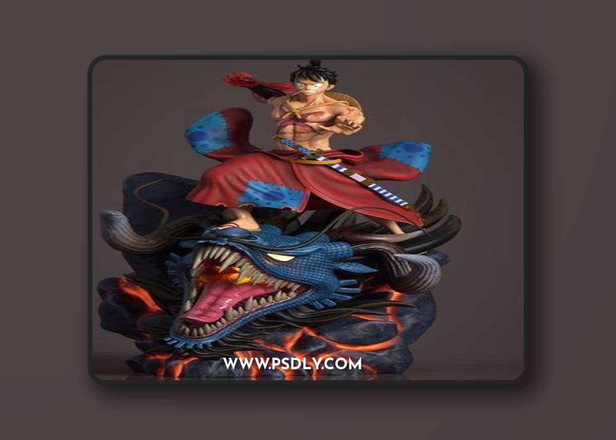 Monkey D. Luffy vs Kaido – 3D Print Model