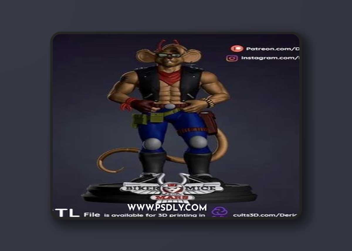 Motorraton Marte Vinnie and Throttle – 3D Print Model