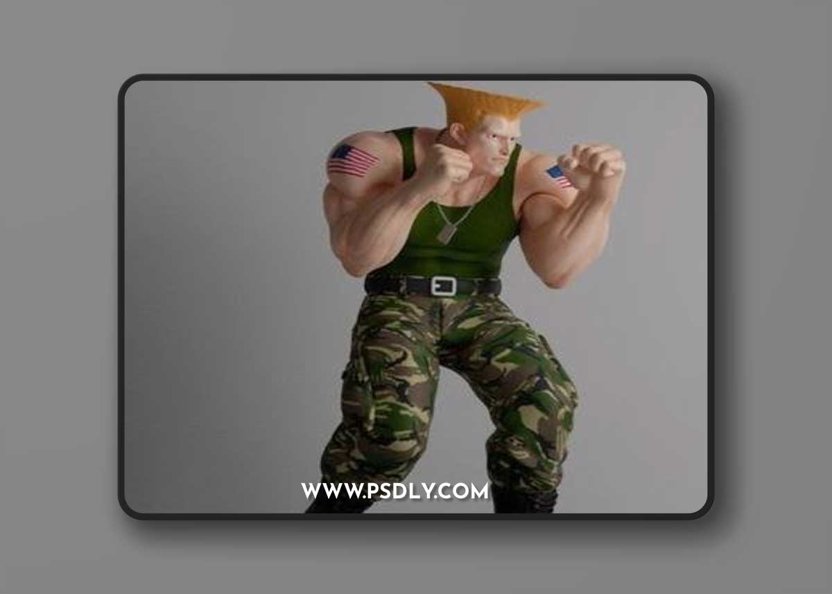 New Challengers - Guile – 3D Print Model
