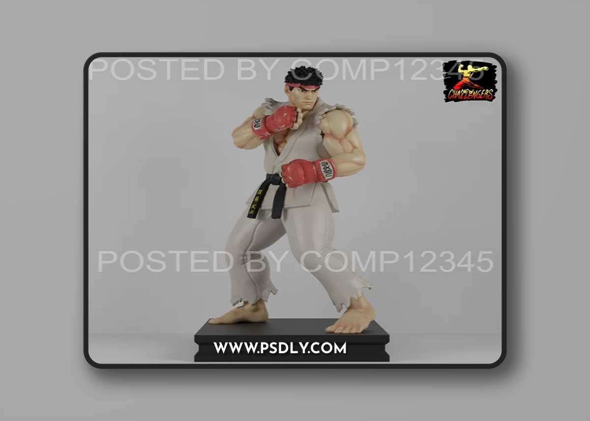 New Challengers - Ryu – 3D Print Model