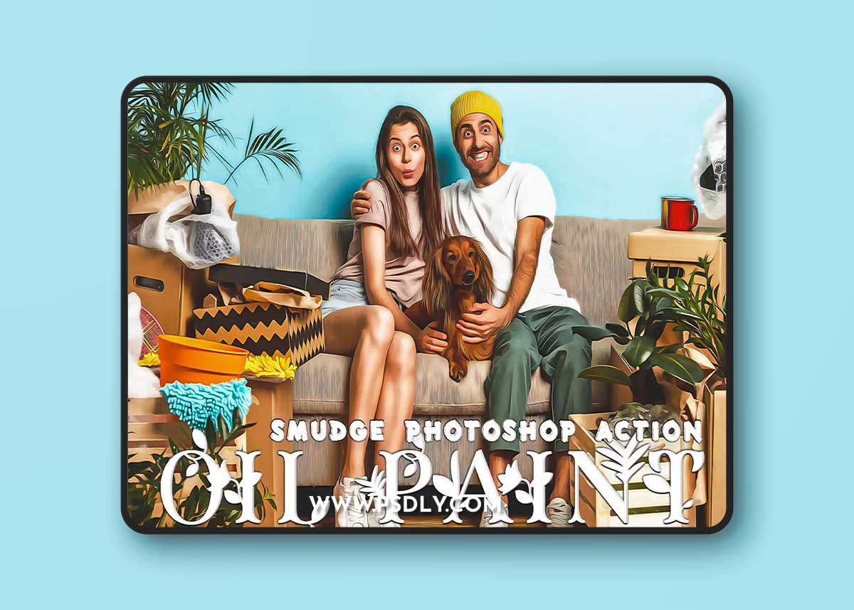 Oil Paint Photoshop Action V7NX9G6