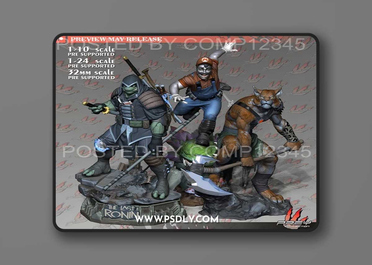 PREY Collection Studio July 2023 – 3D Print Model