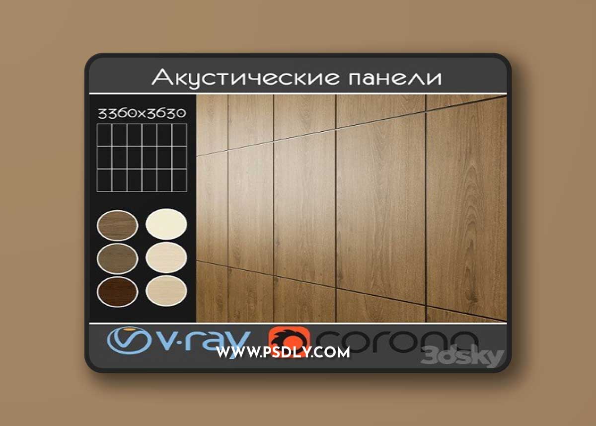 Pro 3DSky - Acoustic Decorative Panels 6 Kinds Set 4