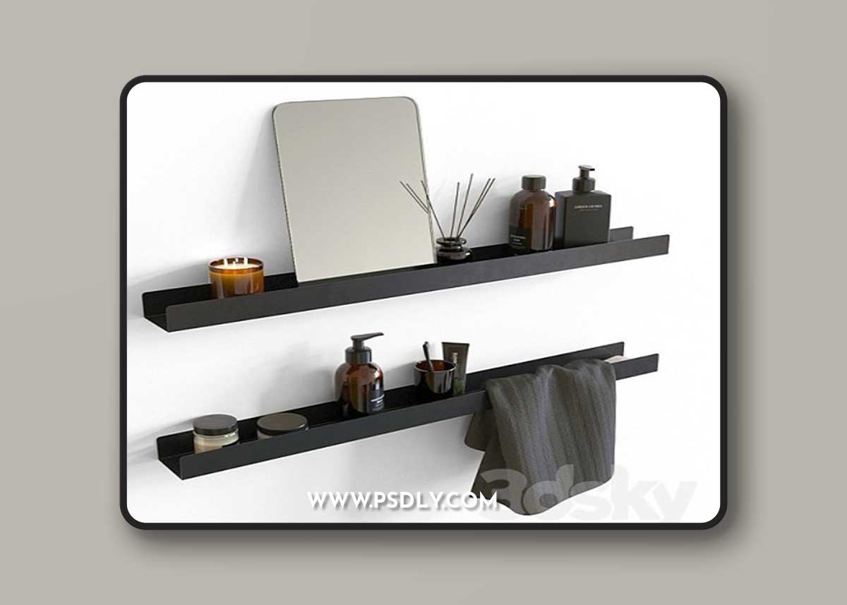 Pro 3DSky - Bathroom shelves