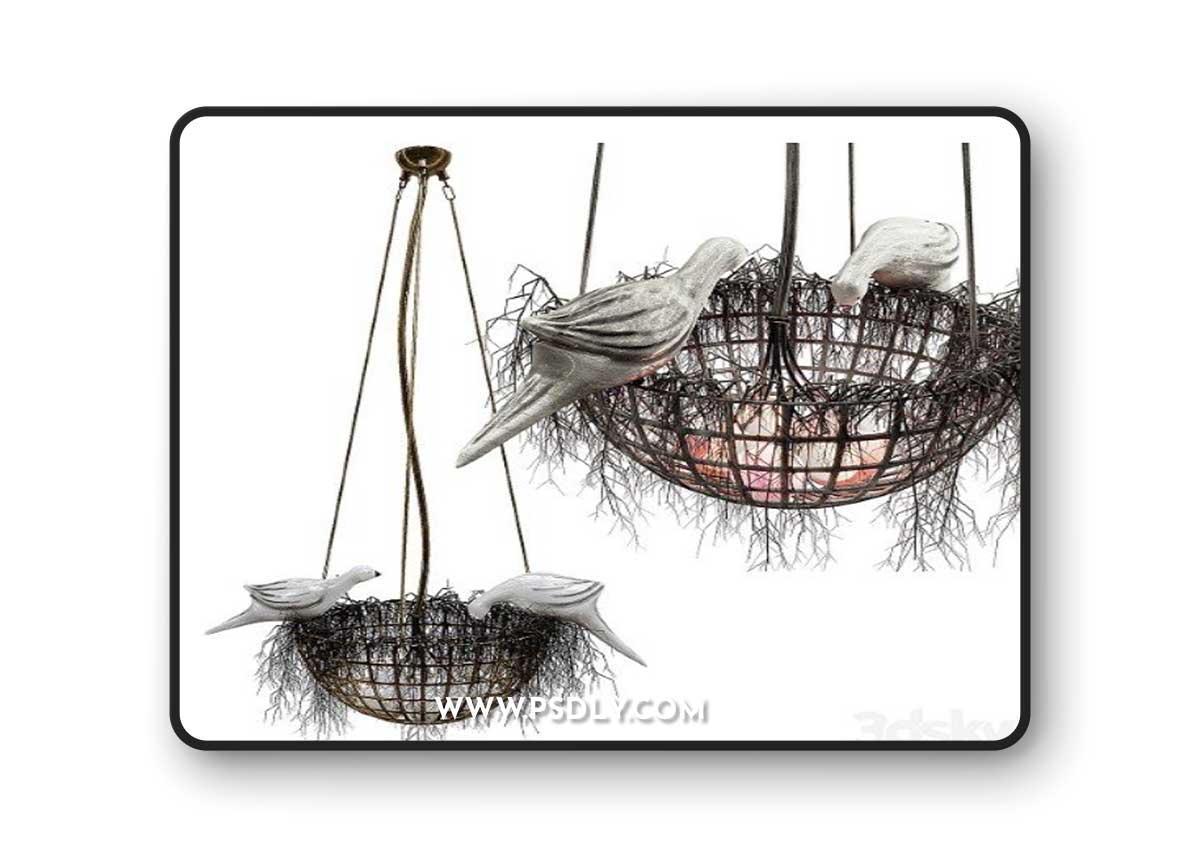 Pro 3DSky - Bird Nest Pendant Light