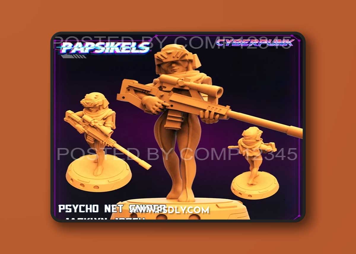 Psycho Net Sniper Jacklyn Joseh – 3D Print Model