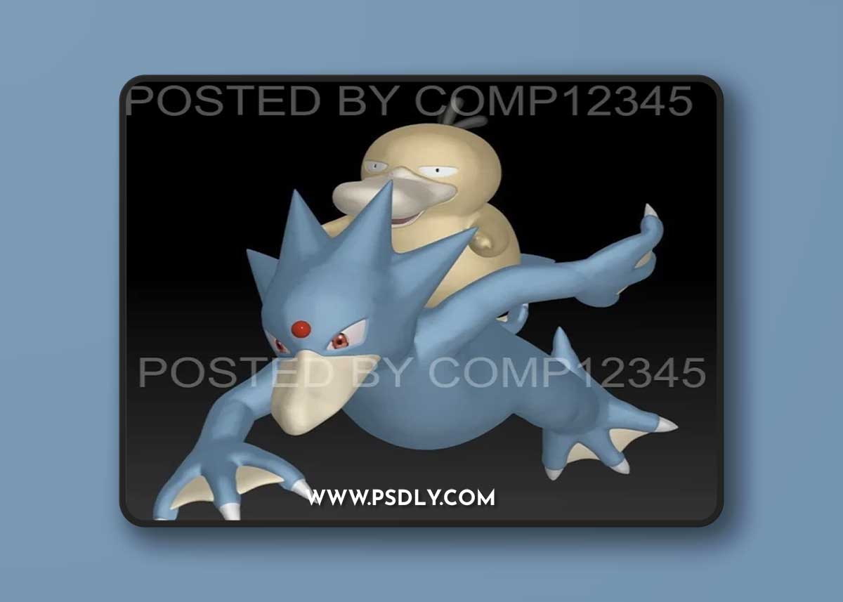 Psyduck Evo Swin – 3D Print Model