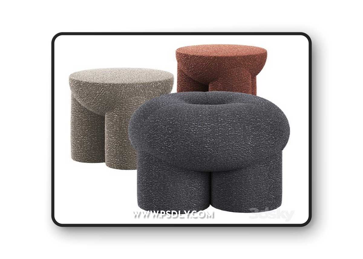 Puffs From Secolo 3d model