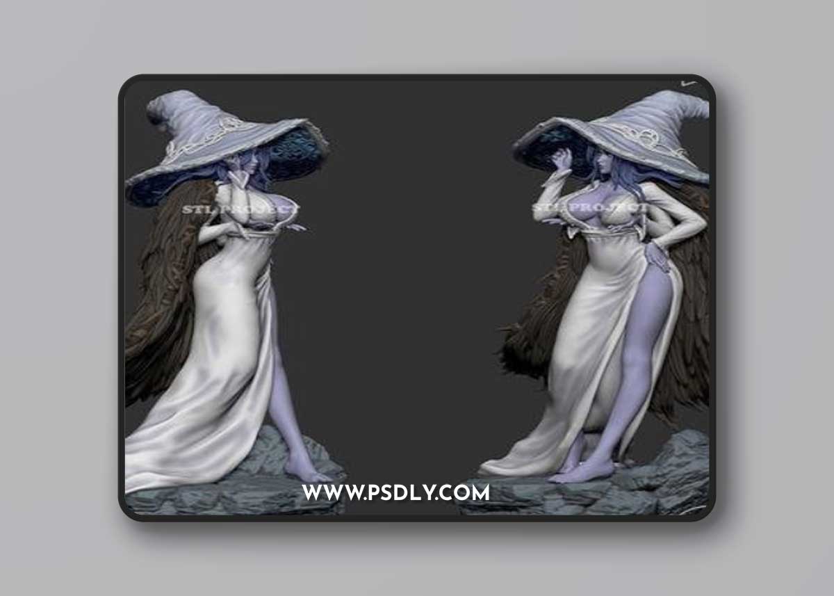 Ranni statue of witch – 3D Print Model