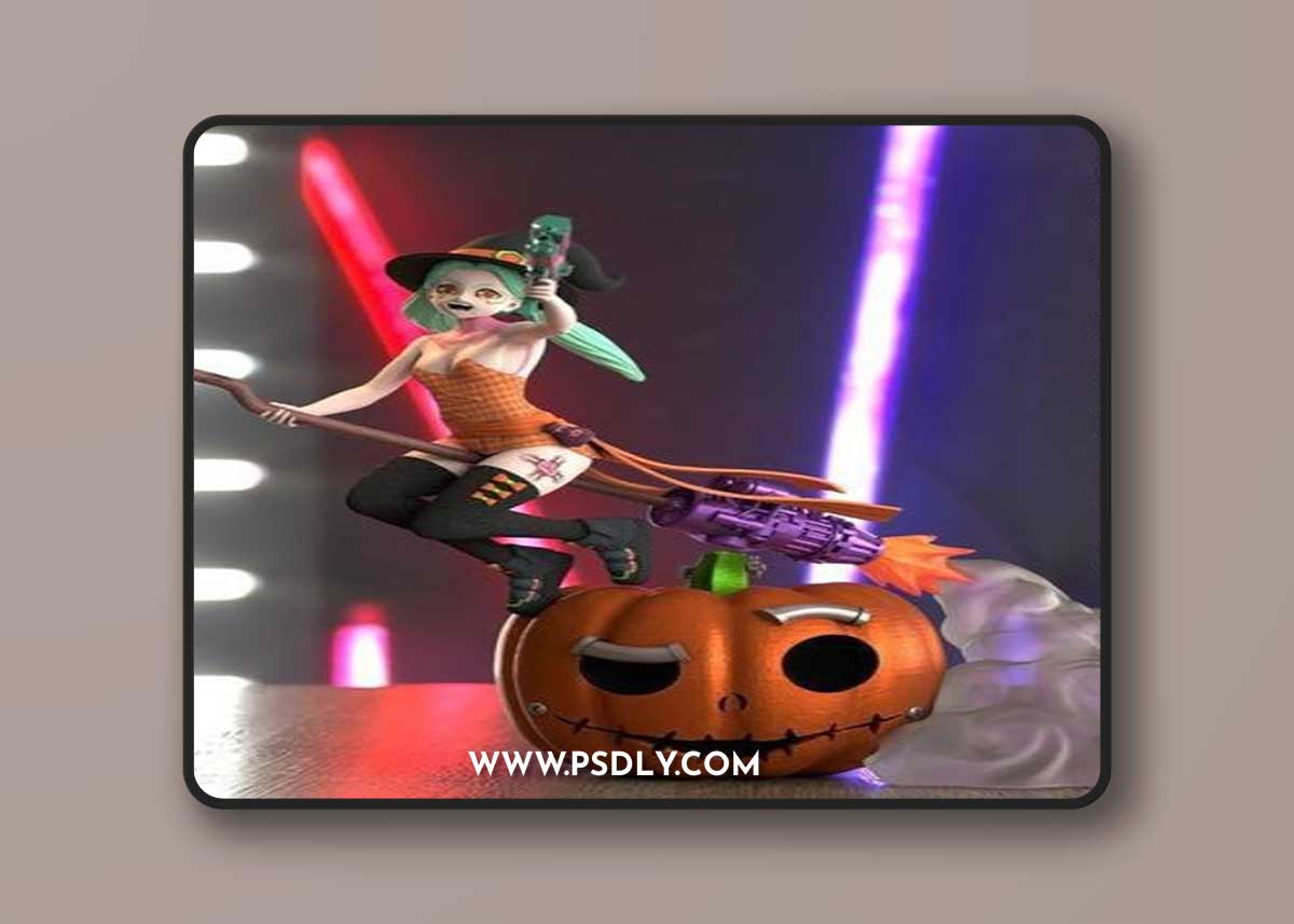 Rebecca Halloween - Cyberpunk Edgerunners – 3D Print Model