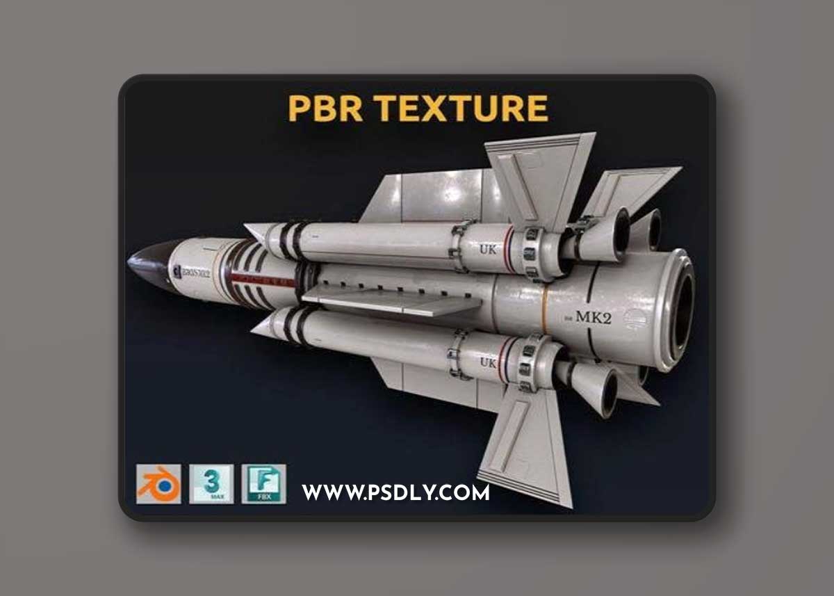 Rocket spaceship - 3d model