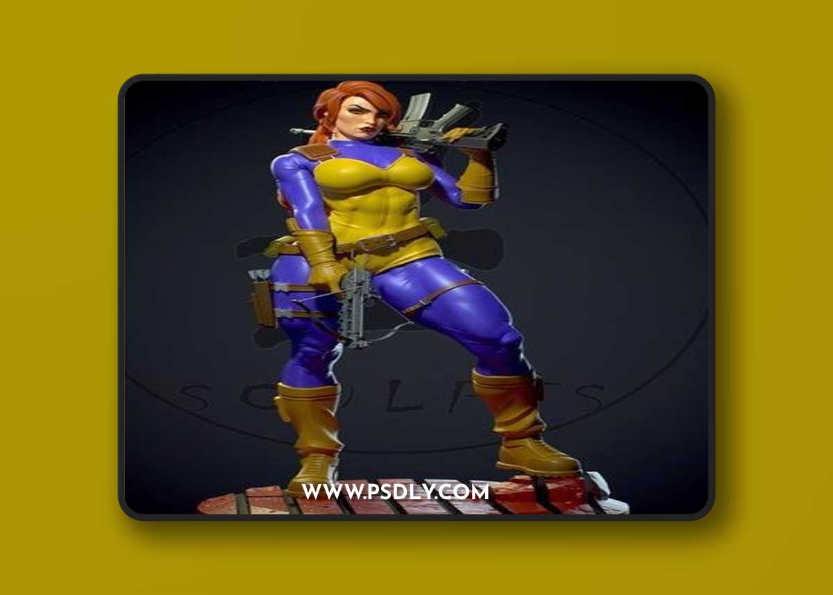 Scarlett – 3D Print Model