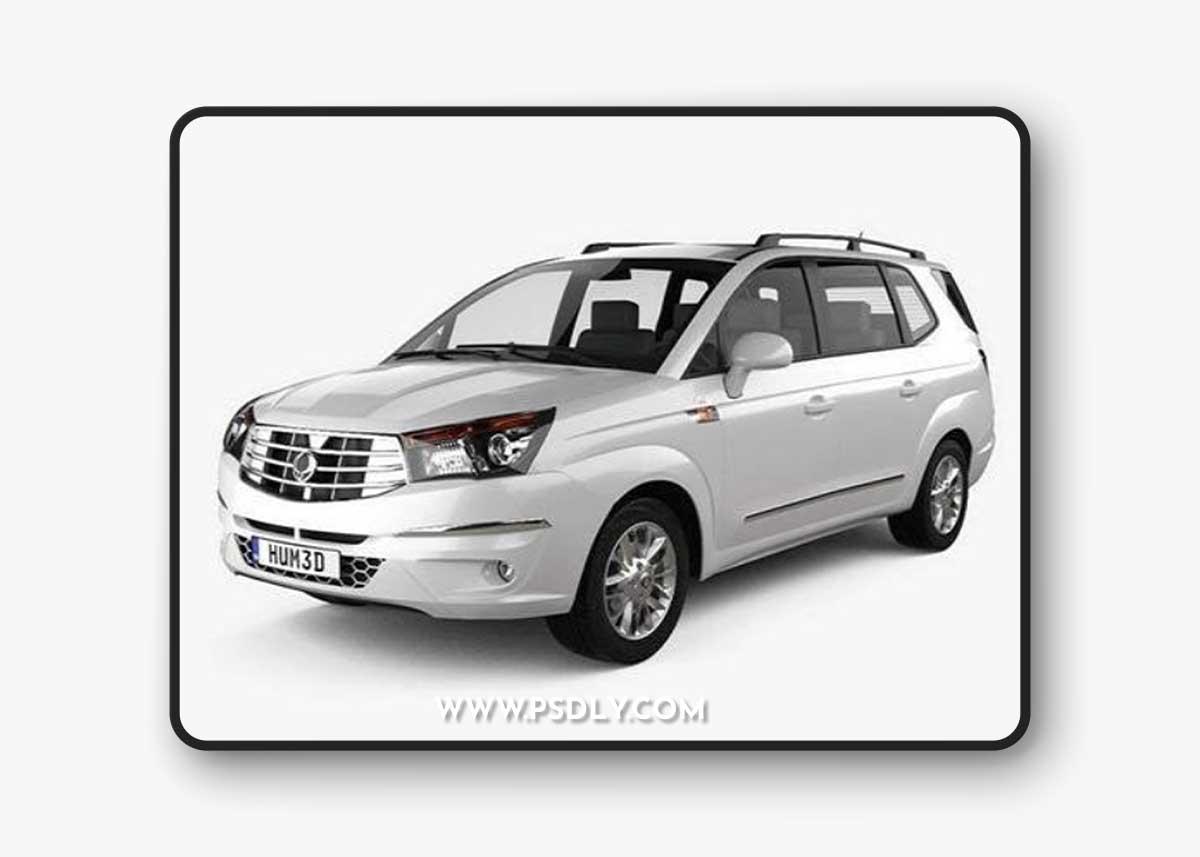 SsangYong Rodius 2016 - 3d model
