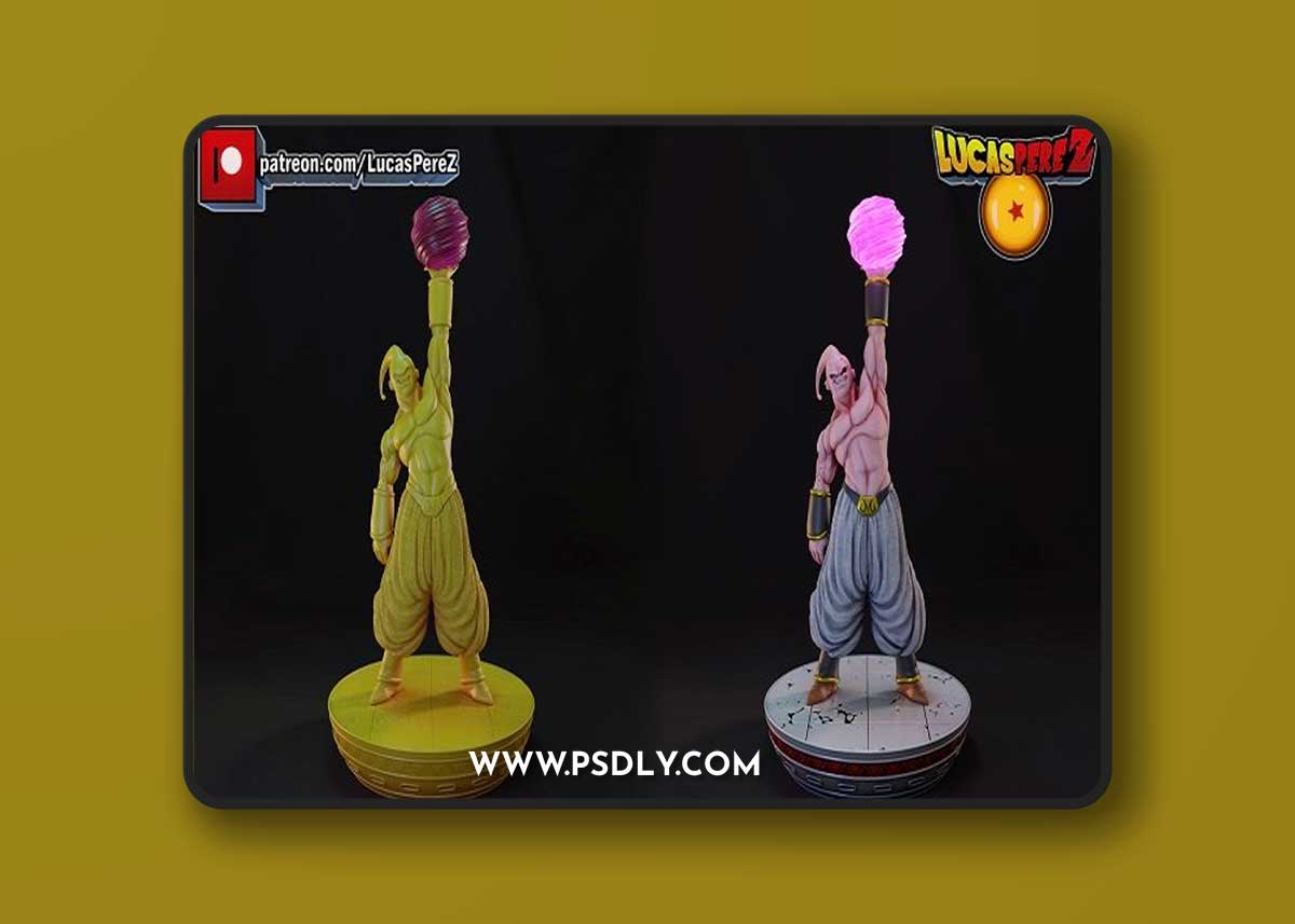 Super Buu Figura and Busto – 3D Print Model