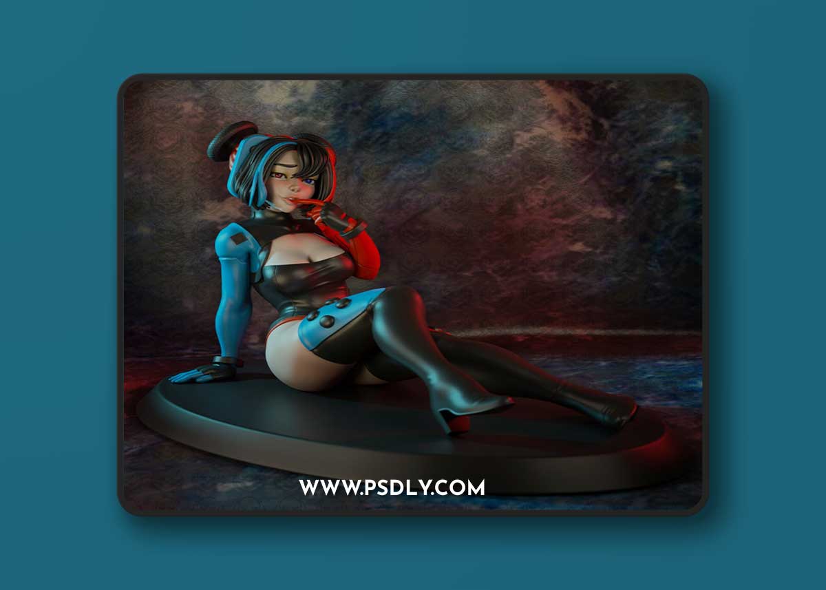 Switch Girl – Jigglystix – 3D Print Model