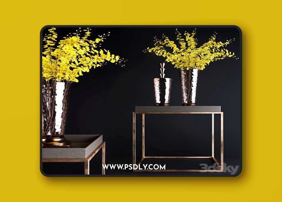 Tables Rh and yellow flowers2