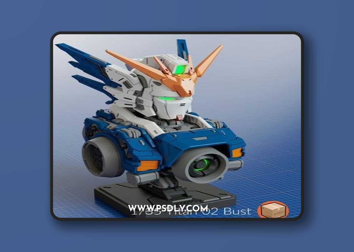 Titan Bust – 3D Print Model