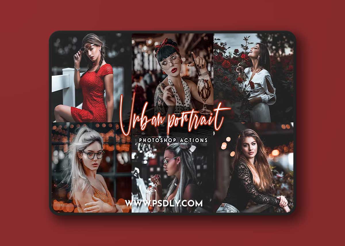 Urbun- Portrait Actions Photoshop