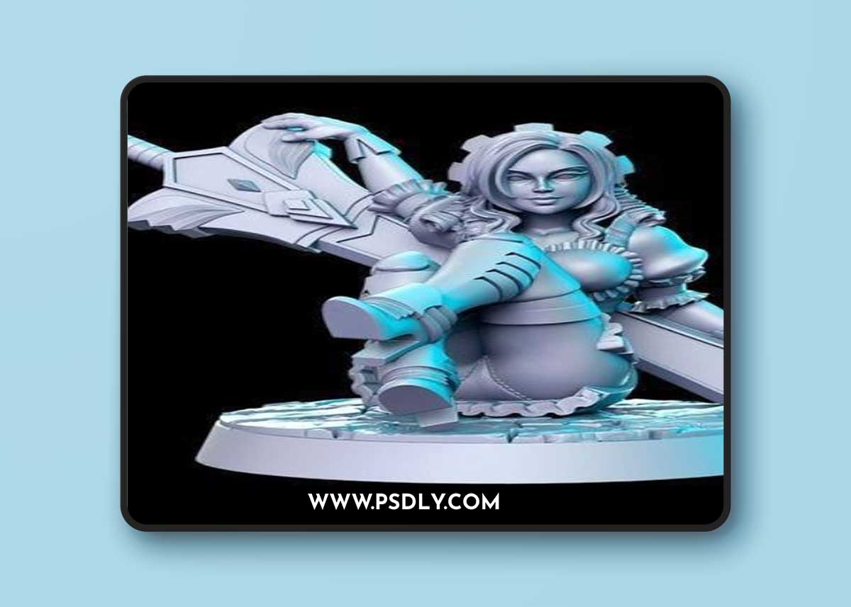 Verana - Female Vampire and Shareena - Maid Guard – 3D Print Model