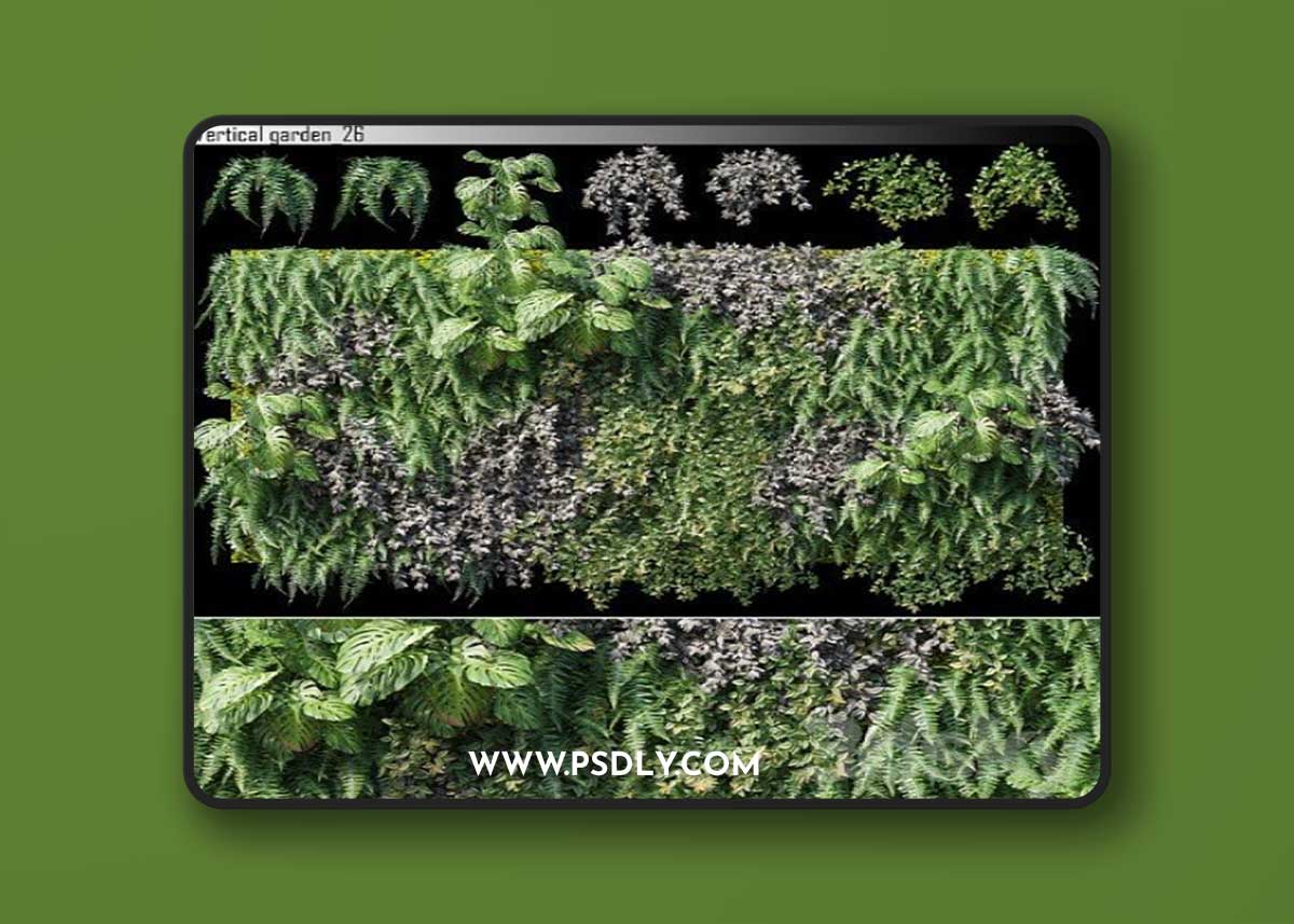Vertical garden 26 3D Model