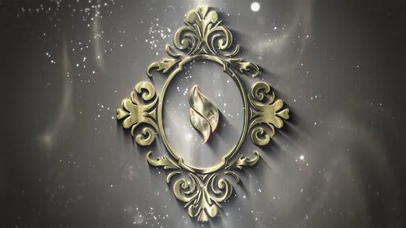 Videohive Luxury Gold Frame Logo 47065726