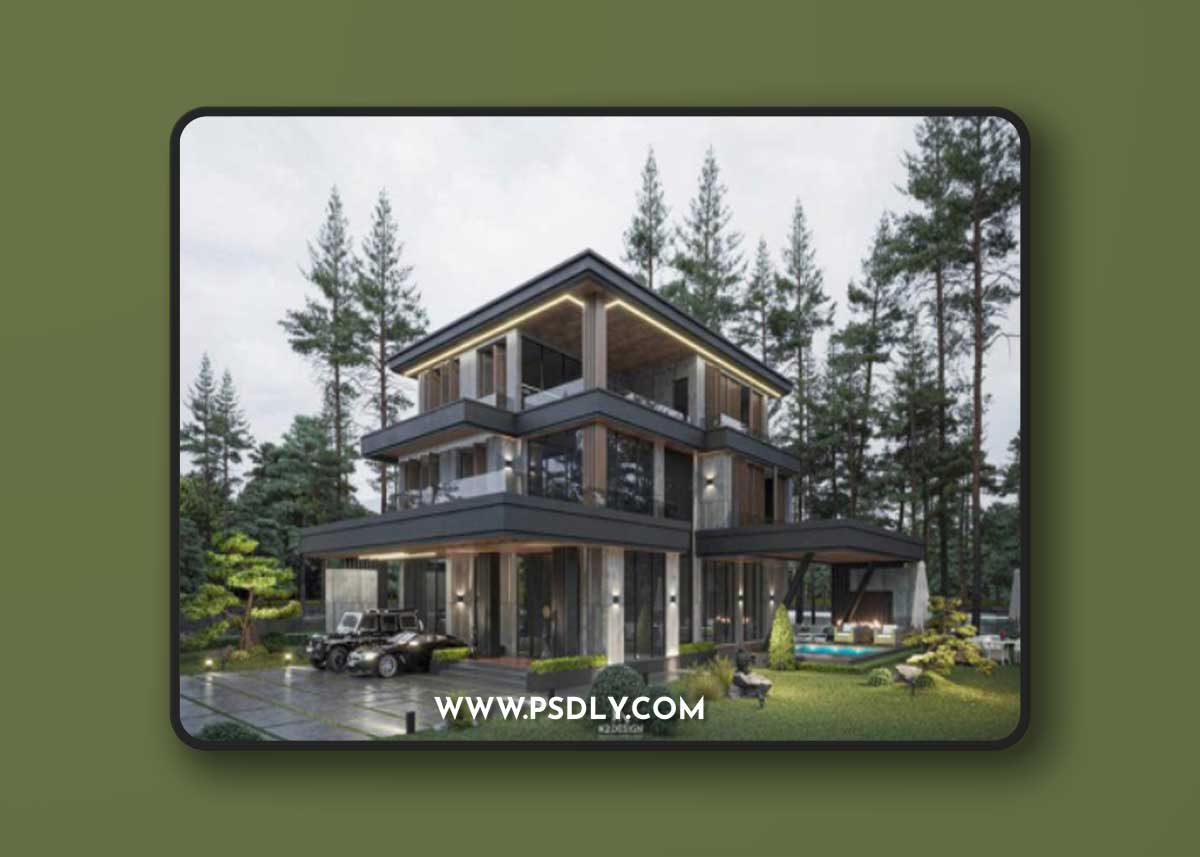 Villa Exterior by Long Nguyen