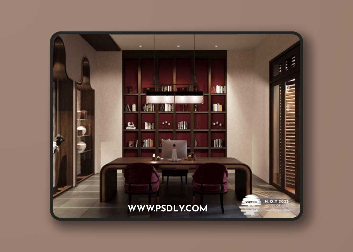 Workroom Interior Scene