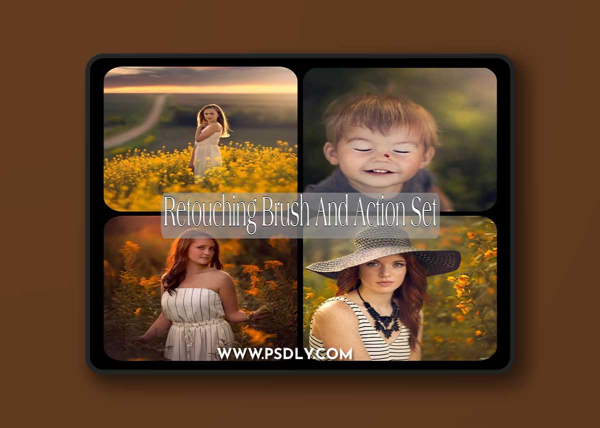 Jake Olson’s Photoshop Retouching Brush and Action Set