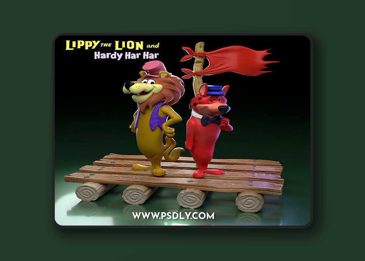 Lippy and Hardy Har Har – 3D Print Model