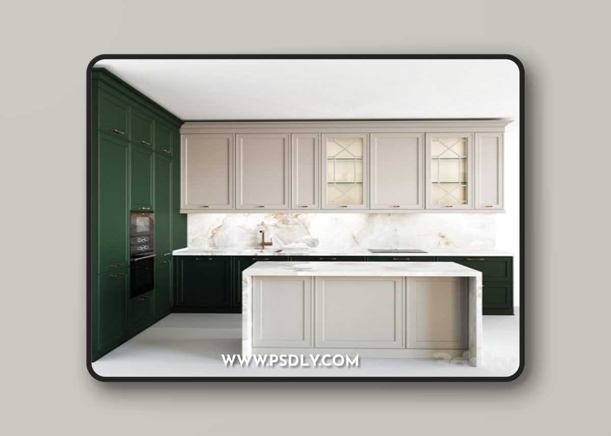 Neoclassical kitchen 05