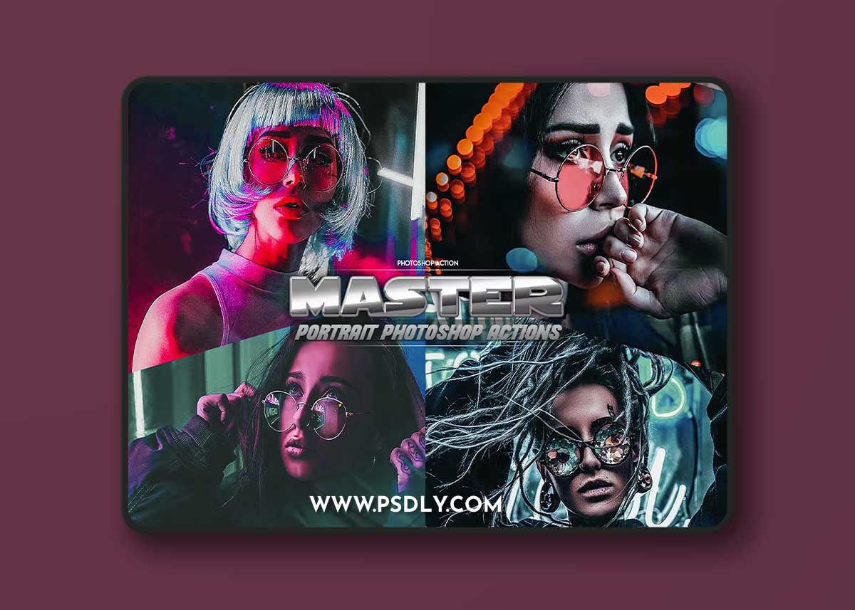 Portrait MASTER Photoshop Actions XZRFXJ2