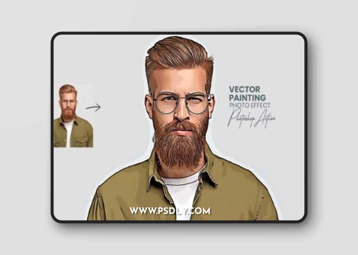 Vector Painting Photoshop Action