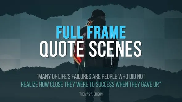 Videohive Full Frame Quote Scenes 47408788