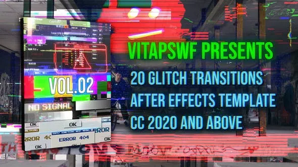 Videohive Glitch Transitions Vol. 07 47708031