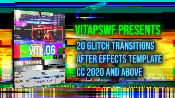 Videohive Glitch Transitions Vol. 08 47708057